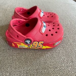 CROCS Lighting McQueen size 7c (Toddlers)